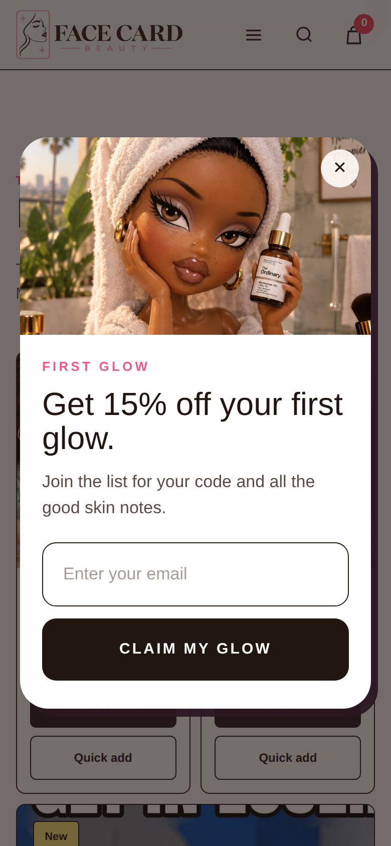 Face Card Beauty screenshot