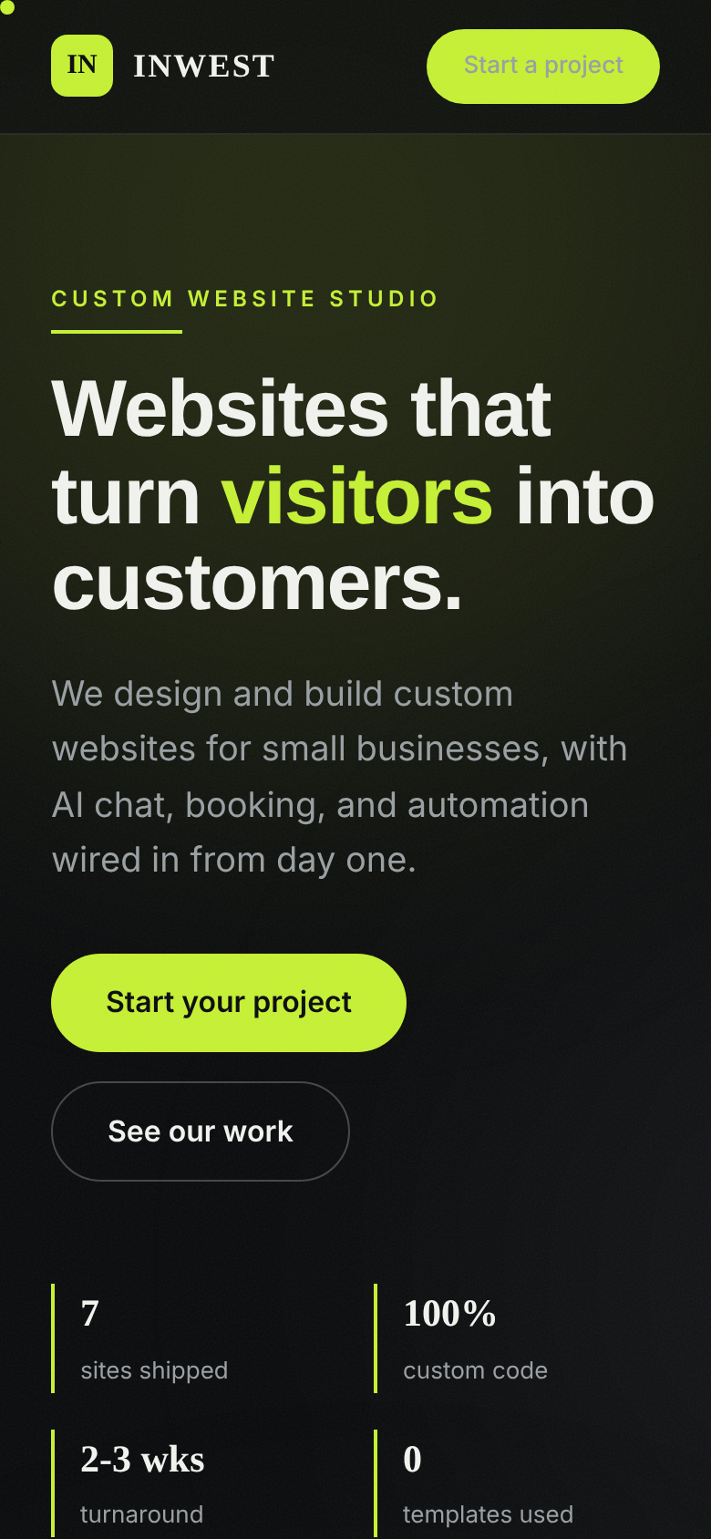 Inwest Studio screenshot