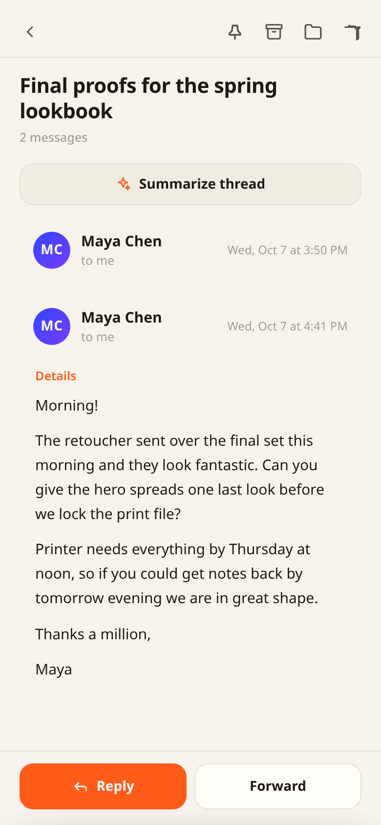 Letterbox screenshot